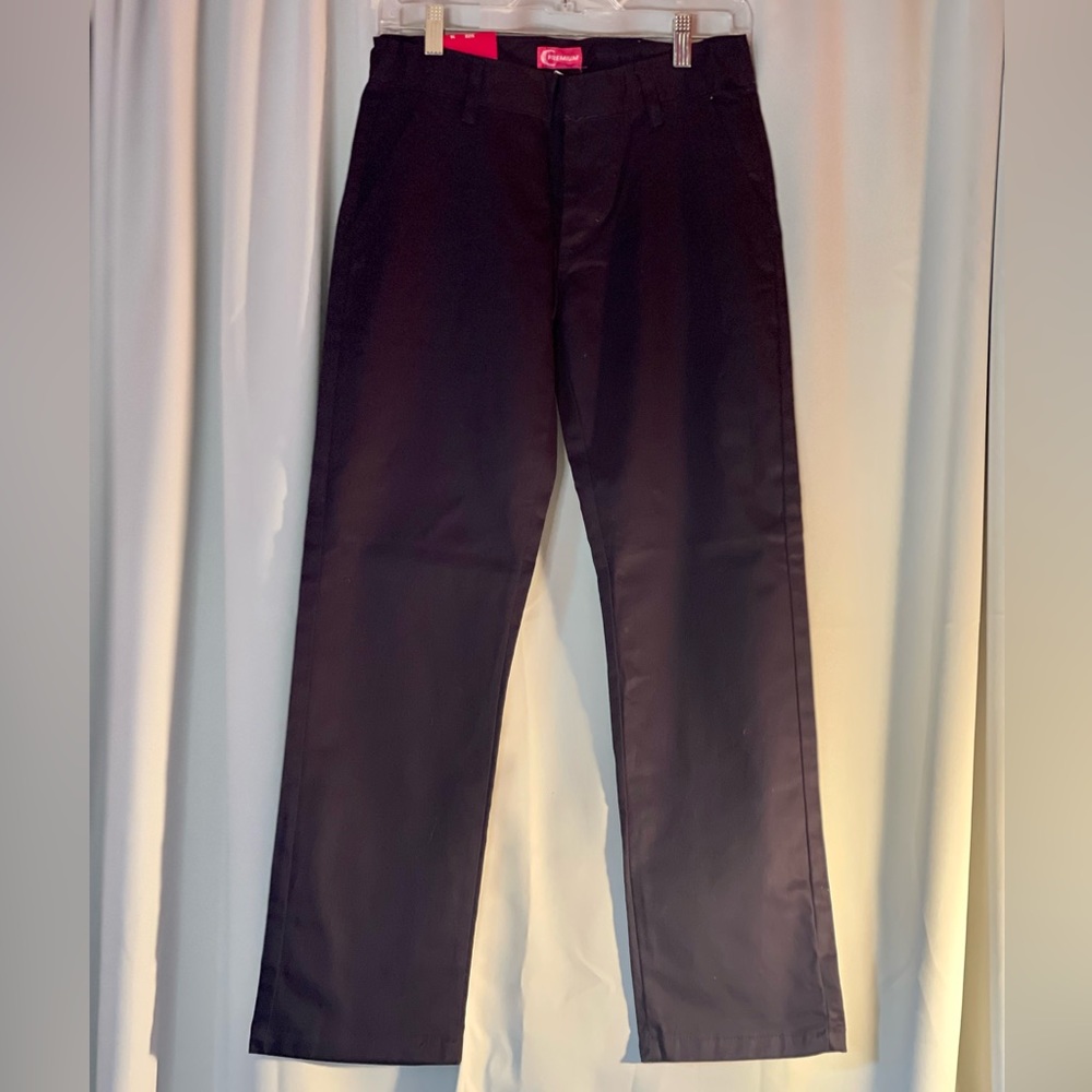 BNWT Premium Navy Khaki Kids Pants Size 16 adjustable waist school uniform